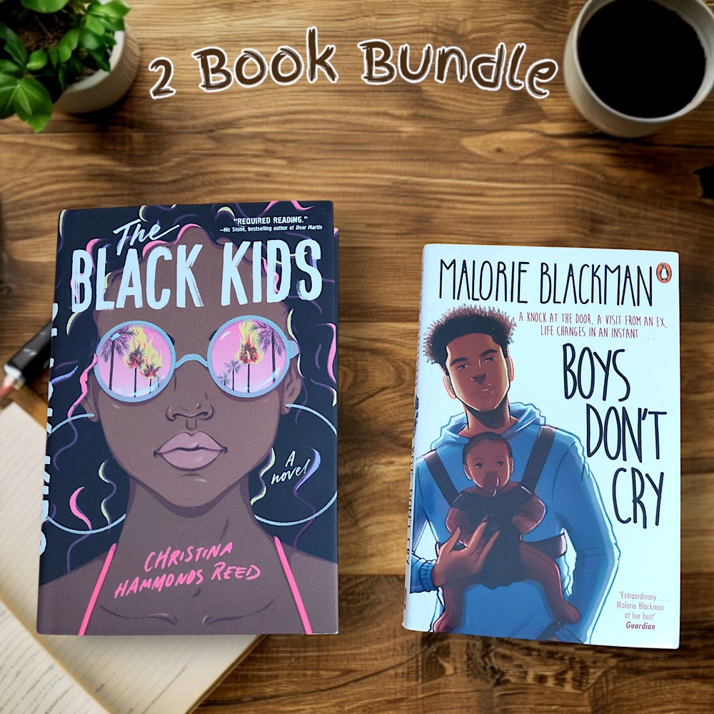 New 2 book bundle: The Black Kids by Hammond And Boys Dont Cry by Blackman